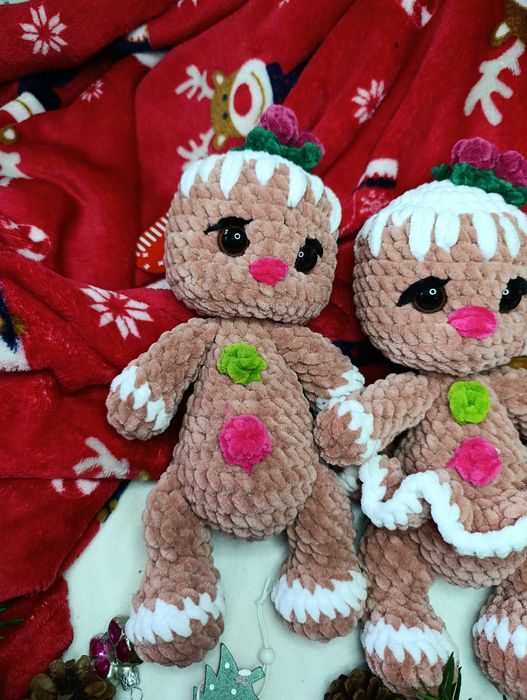 Piernik na szydełku – handmade maskotka świąteczna