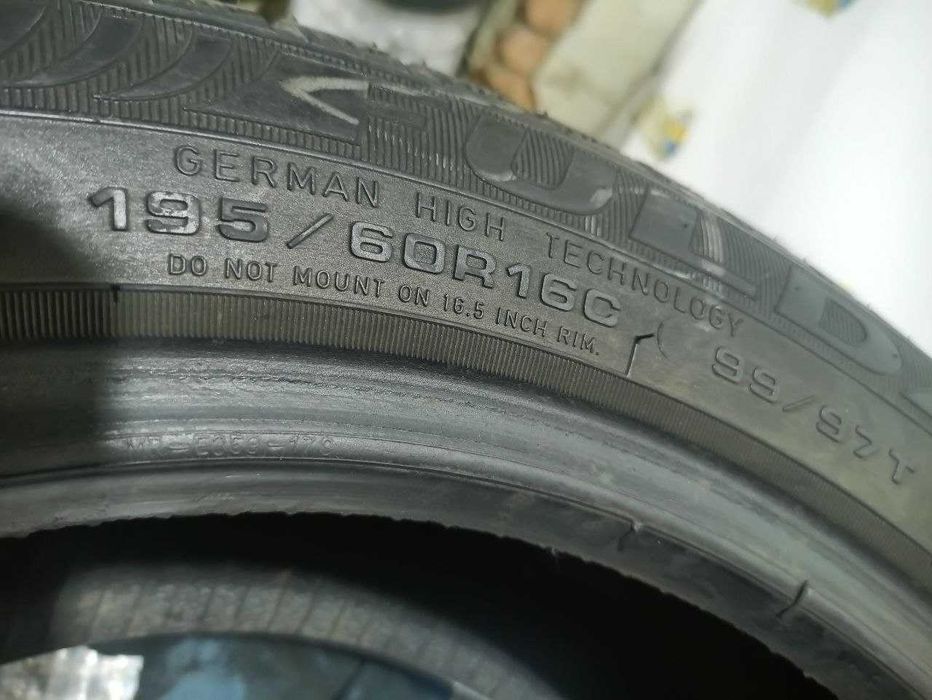 Шини Fulda 195/60R16C. 2шт. Зима 2024р (0915)