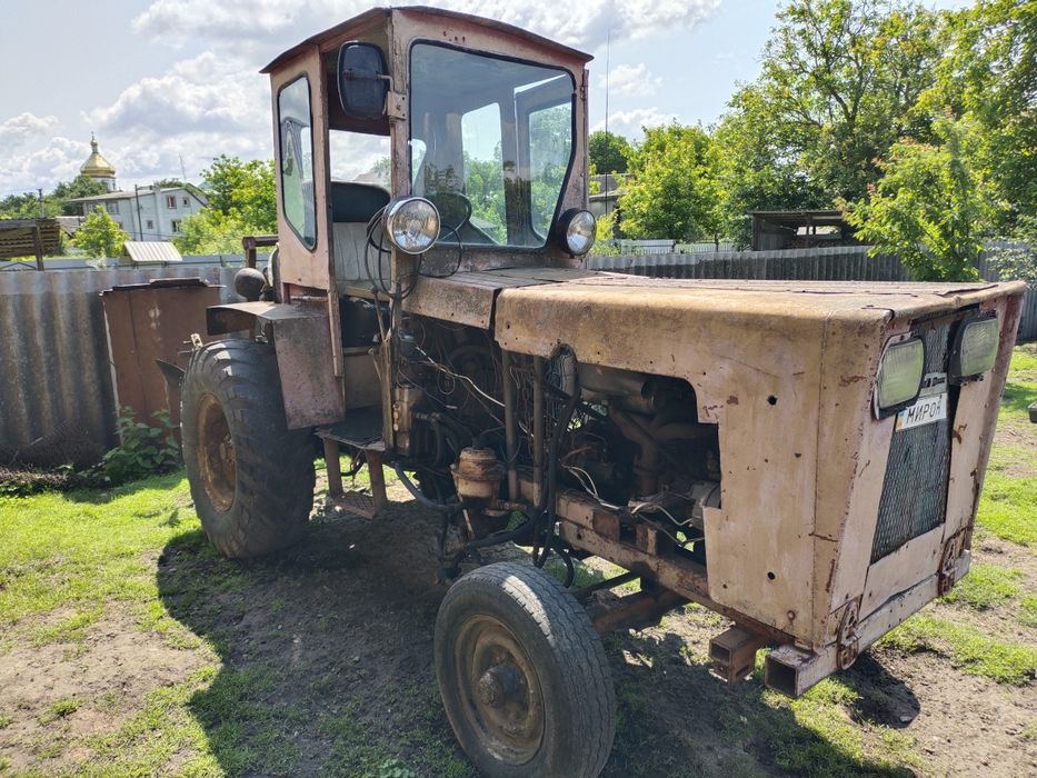 Продам саморобний трактор двигун Mercedes, плуг культиватор плужки