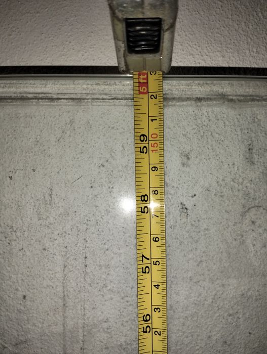 Porta / resguardo em vidro para chuveiro ou banheira.