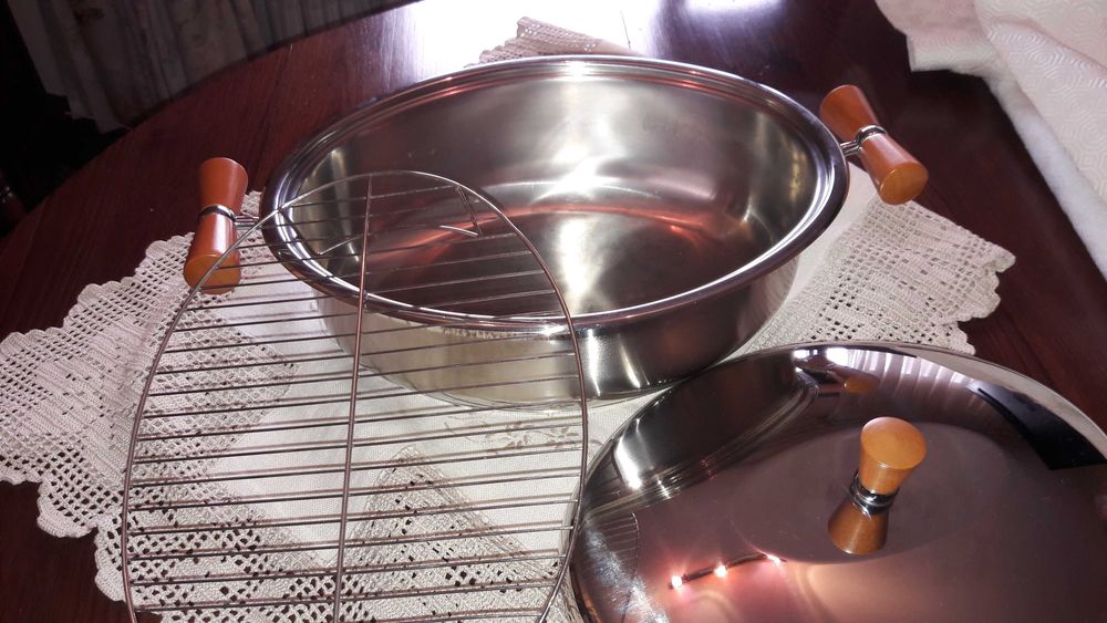 Tacho tapado em aço inoxidável (pesado)