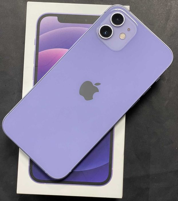 iPhone 12, purple, 256GB, Bat. 86%