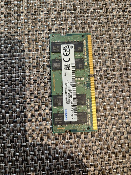 Pamięć RAM Samsung 16 GB DDR4 3200 - w jednej kości do laptopa