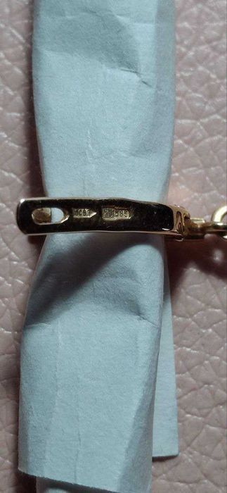 Золоті сережки 585 вага 6,07 г