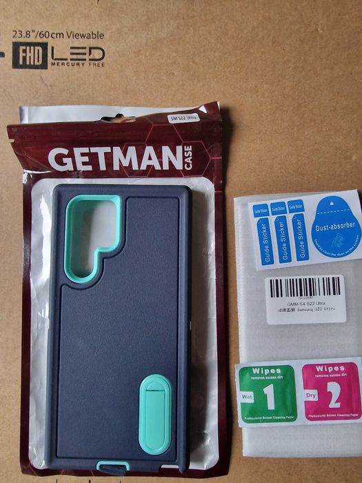 Протиударний чохол + скло Samsung Galaxy S22 Ultra