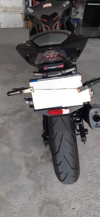 Suporte de matricula moto