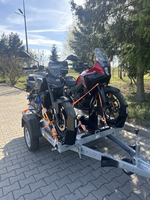 Przyczepka motocyklowa wynajem(motor 1 lub 2, quad) TEMARED MOTO 1-2
