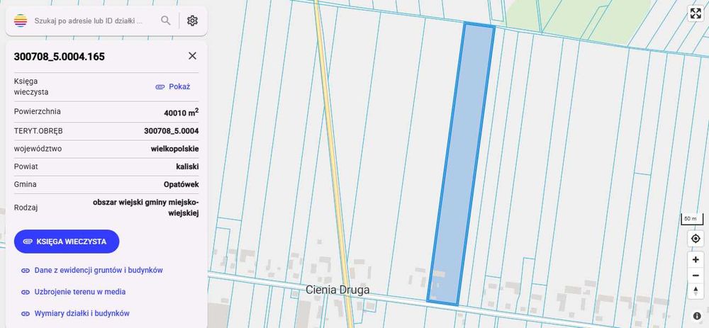 Siedlisko 20ar z budynkami i 8,24h ziemi