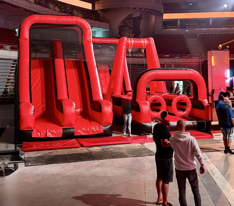 Dmuchaniec tor przeszkód atrakcje na wynajem, atrakcje na event