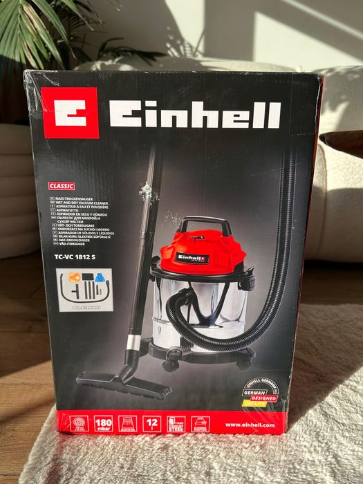 Odkurzacz do pracy na mokro i sucho TC-VC 1812 S srebrno-czerwony