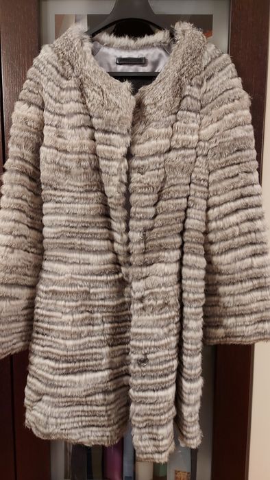 Futerko roz. 38 płaszcz z naturalnej  skóry Joana Exclusive Leather