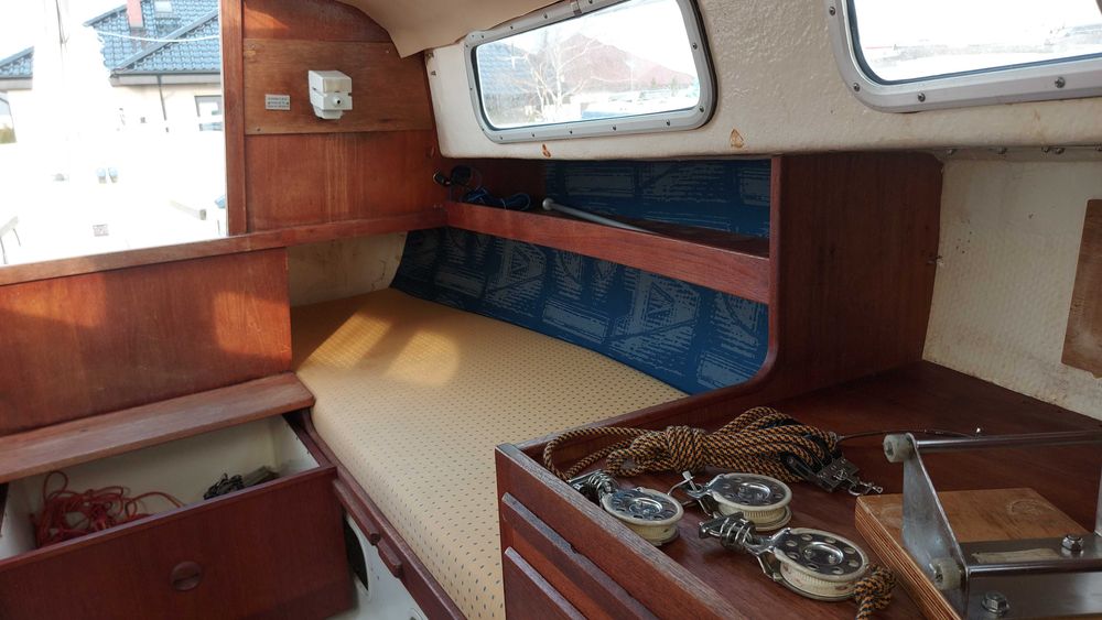 Jacht żaglowy H-boot z przyczepą portową