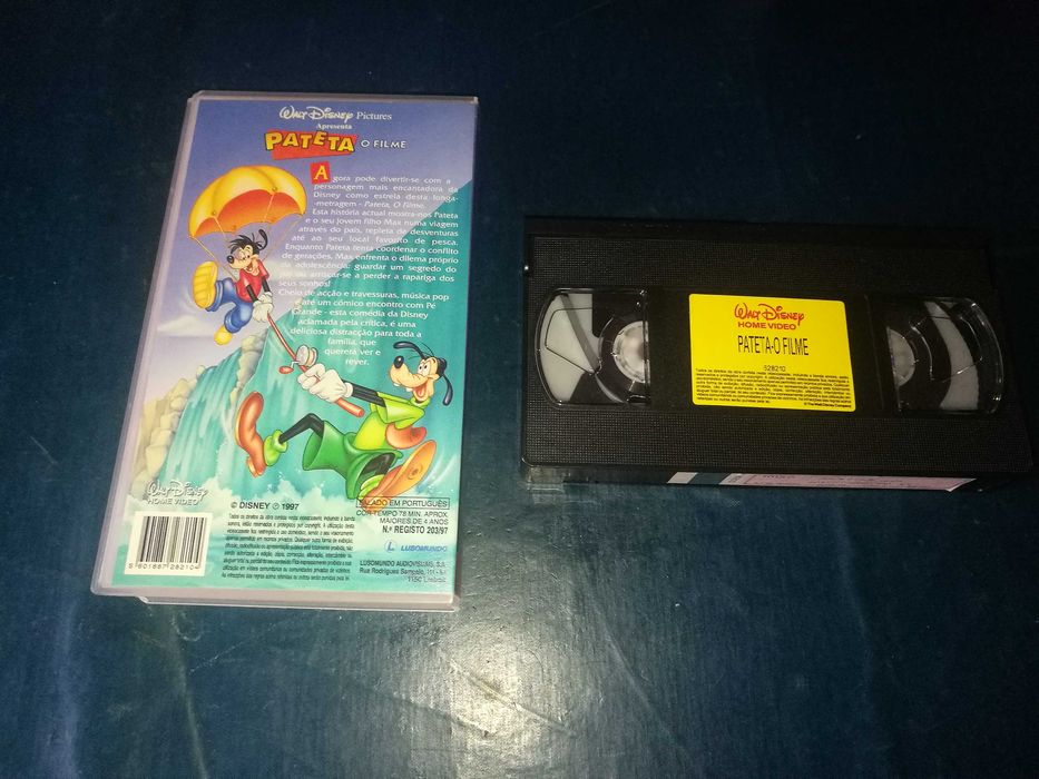 PATETA O FILME (WALT DISNEY)	VHS	(áudio em Português)