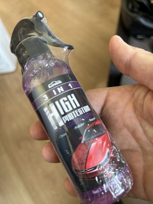 Spray de revestimento cerâmico para carro 3 em 1