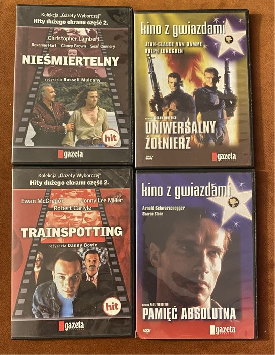 4 filmy dvd  cena za calosc