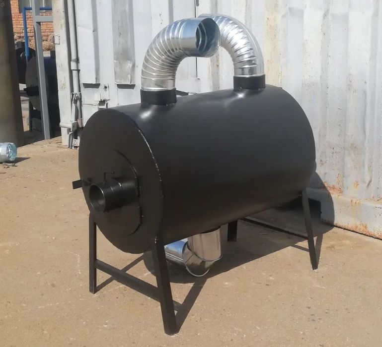 195 м3! 5мм! Посиленна! НЕ ПРОГОРИТЬ! Піч Булер'ян Буржуйка с Обдувом