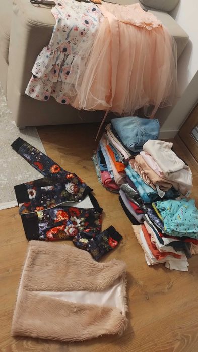 Mega paka ubrań dla dziewczynki