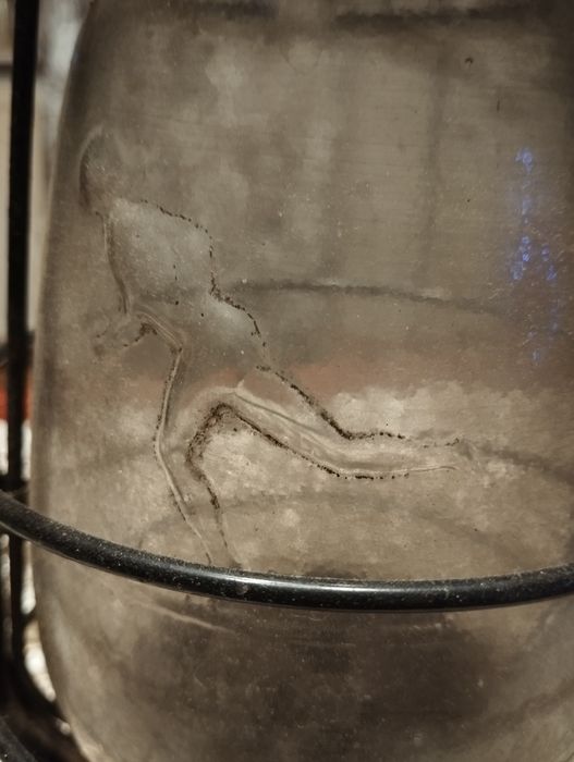 Lampa naftowa Kometa Oryginalny stan