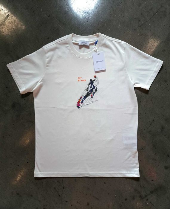 Off White Nike T-shirt M 3XL Biały Męski