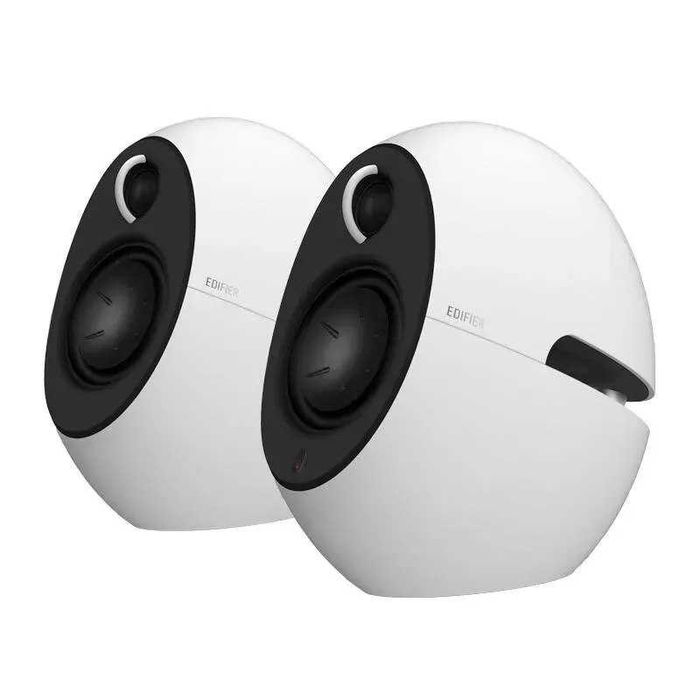 Мультимедійна акустика Edifier E25HD Luna Eclipse 2gen White / 74W / LDAC / BT 5.3 / 2.0 / Активні компʼютерні колонки