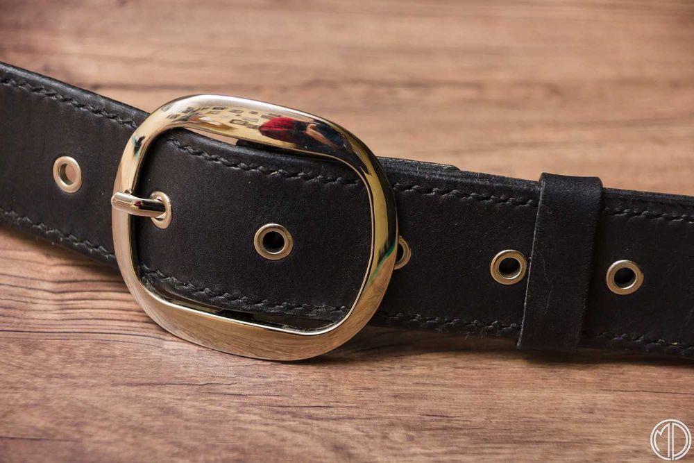 Pasek damski ze skóry naturalnej