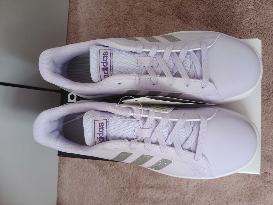 Buty Adidas 36 grand court k EG9156