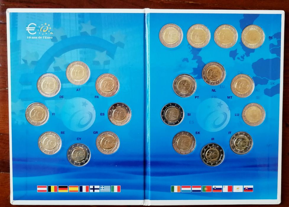 Carteira Comemorativa 10 Anos do Euro