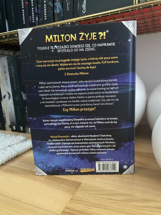 Książka dla dzieci „Dwa Światy, drollercaster, Milton żyje”