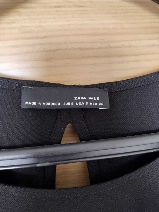 Vestido manga comprida ZARA