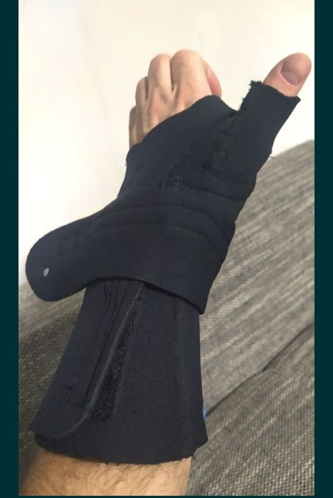 Шина, бандаж на запястя, ортез Comfort Cool Wrist Thumb Splint. Роз.XL