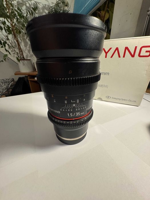 Samyang 35 mm T1.5 - VDSLR / SONY-E pełna klatka / FAKTURA VAT