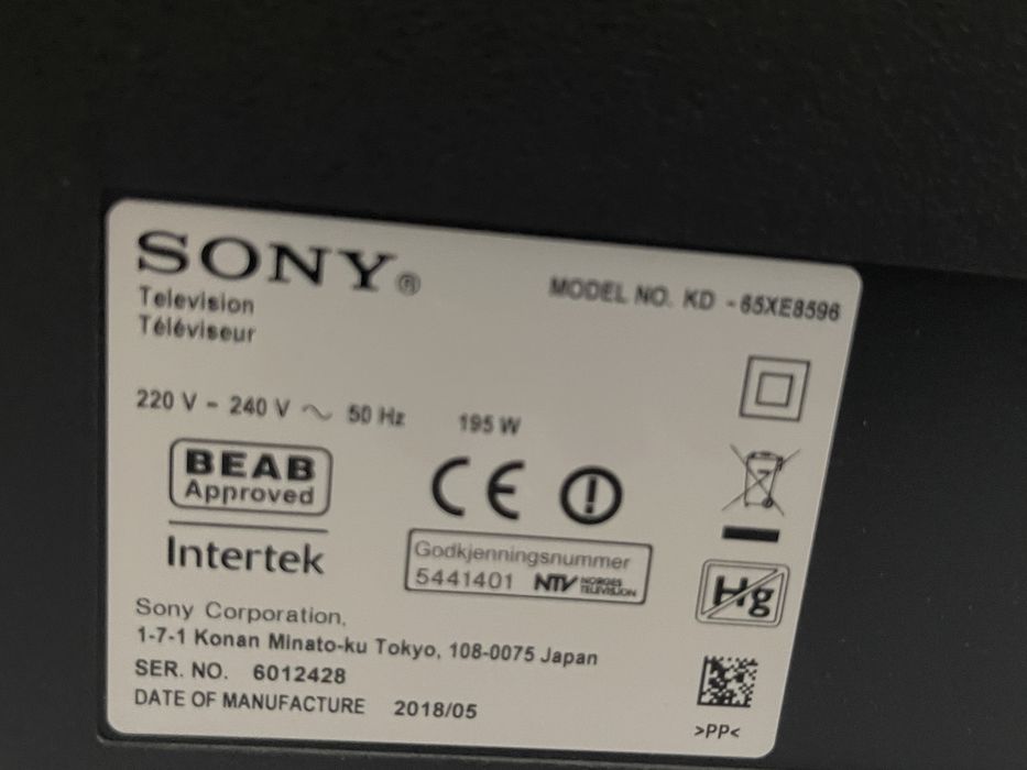 Tv Led 4k 65 polegadas SONY