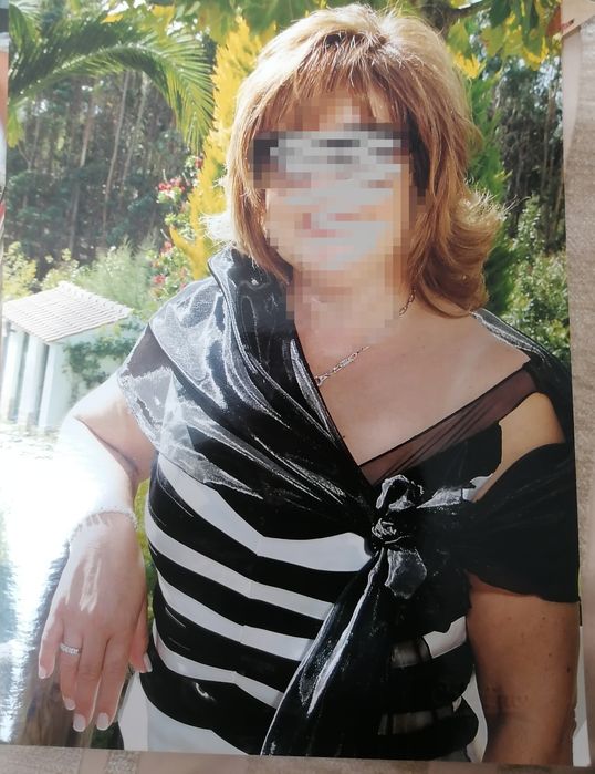 Vestido preto e branco riscas casamento