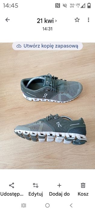 Buty 37,5 On Running Cloud 5 sportowe lekkie sneakers