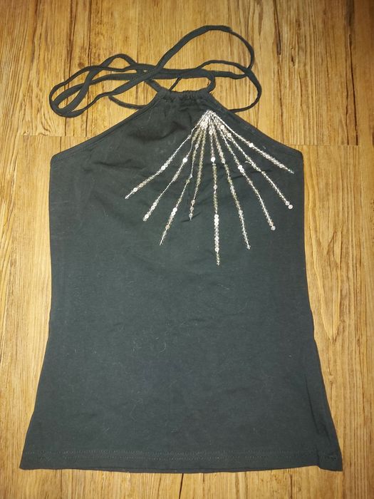 Bluzka wiązana na szyi