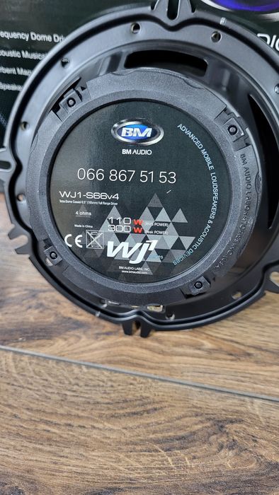 16см Boschmann WJ1-S66V4 динаміки в авто, колонки, автозвук,  акустика