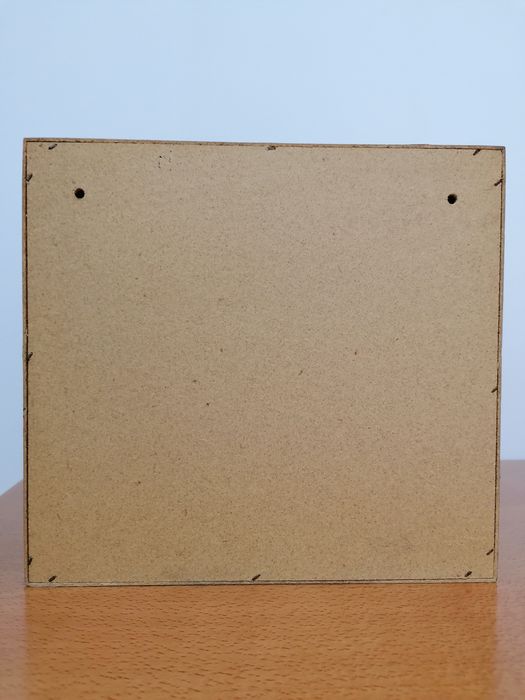 Caixa para CD's em madeira preta