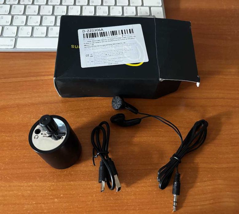 Детектор звука, прилад для прослуховування, виявлення витоку води