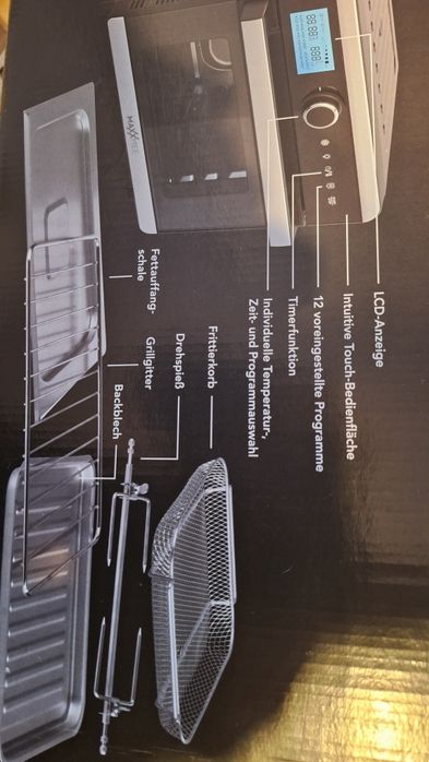 Cyfrowy piec na gorace powietrze