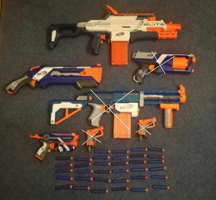 NERFs (usadas, bom estado)