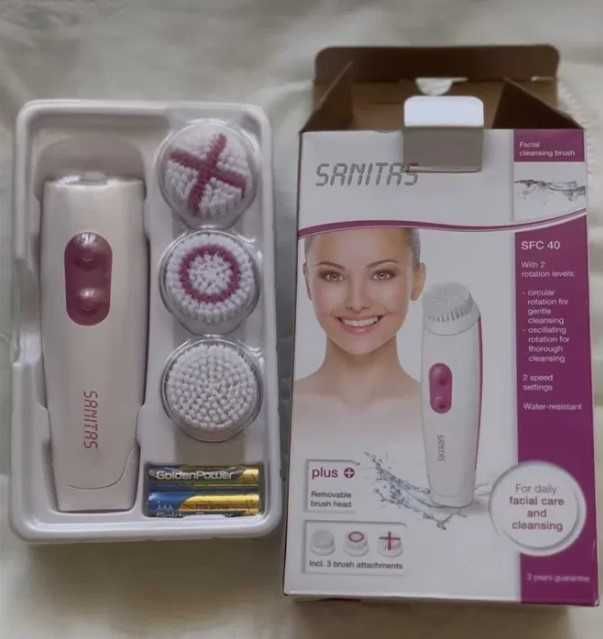 Набір щіток для обличчя Sanitas SFC 40 3в1