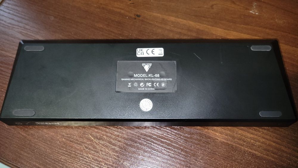 K68механічна червоні свічі подсветка