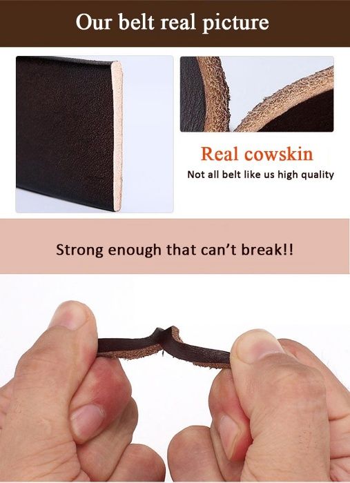 Pasek skórzany do spodni