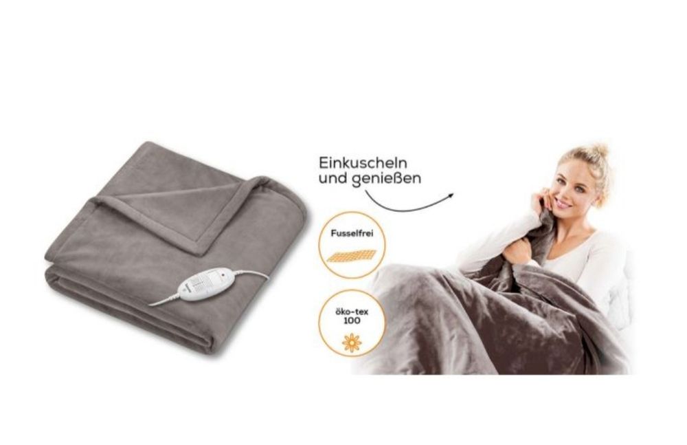 Электроодеяло Beurer wellbeing HD 75 Cosy