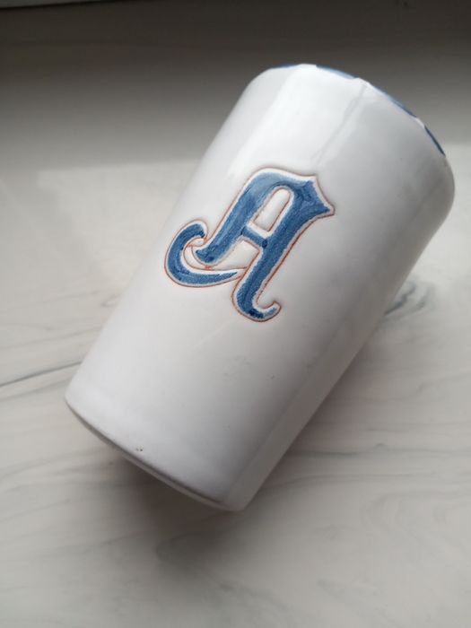 Ceramiczny kubeczek,pojemnik.Rękodzieło.