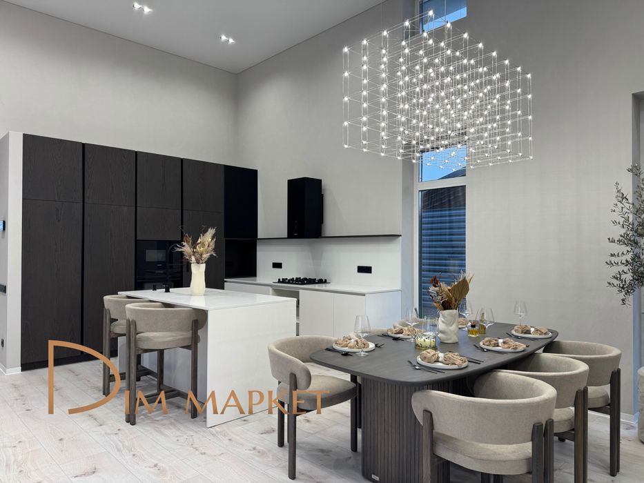 Одноповерховий дім 180 м2, стеля 4.4м‼️з МЕБЛЯМИ та ТЕХНІКОЮ‼️