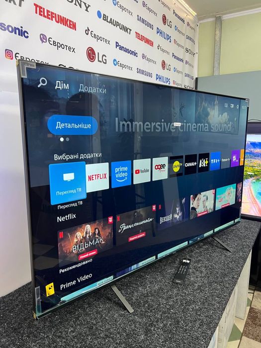 ТОП телевізор Philips 65PUS8109/12 4K ambilight