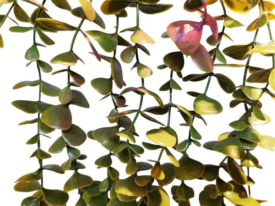 Wiszące kwiaty w doniczce 2 szt rozłożysty eukaliptus dekoracja domu