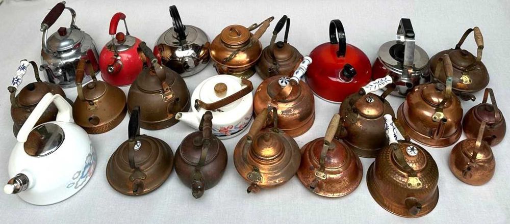 chaleiras antigas para coleção ou decoração