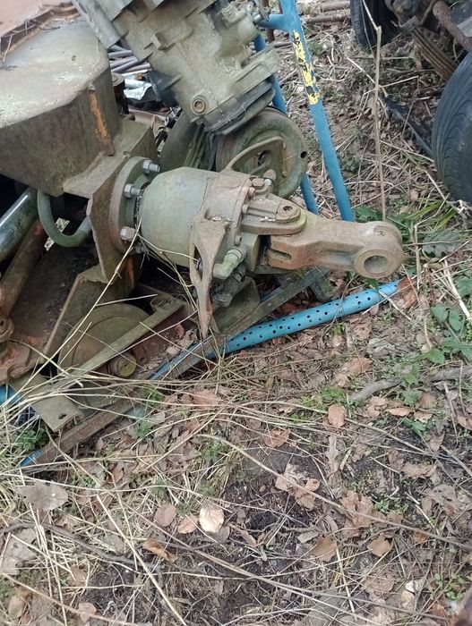 Forwarder rotator z łyżką do kopania